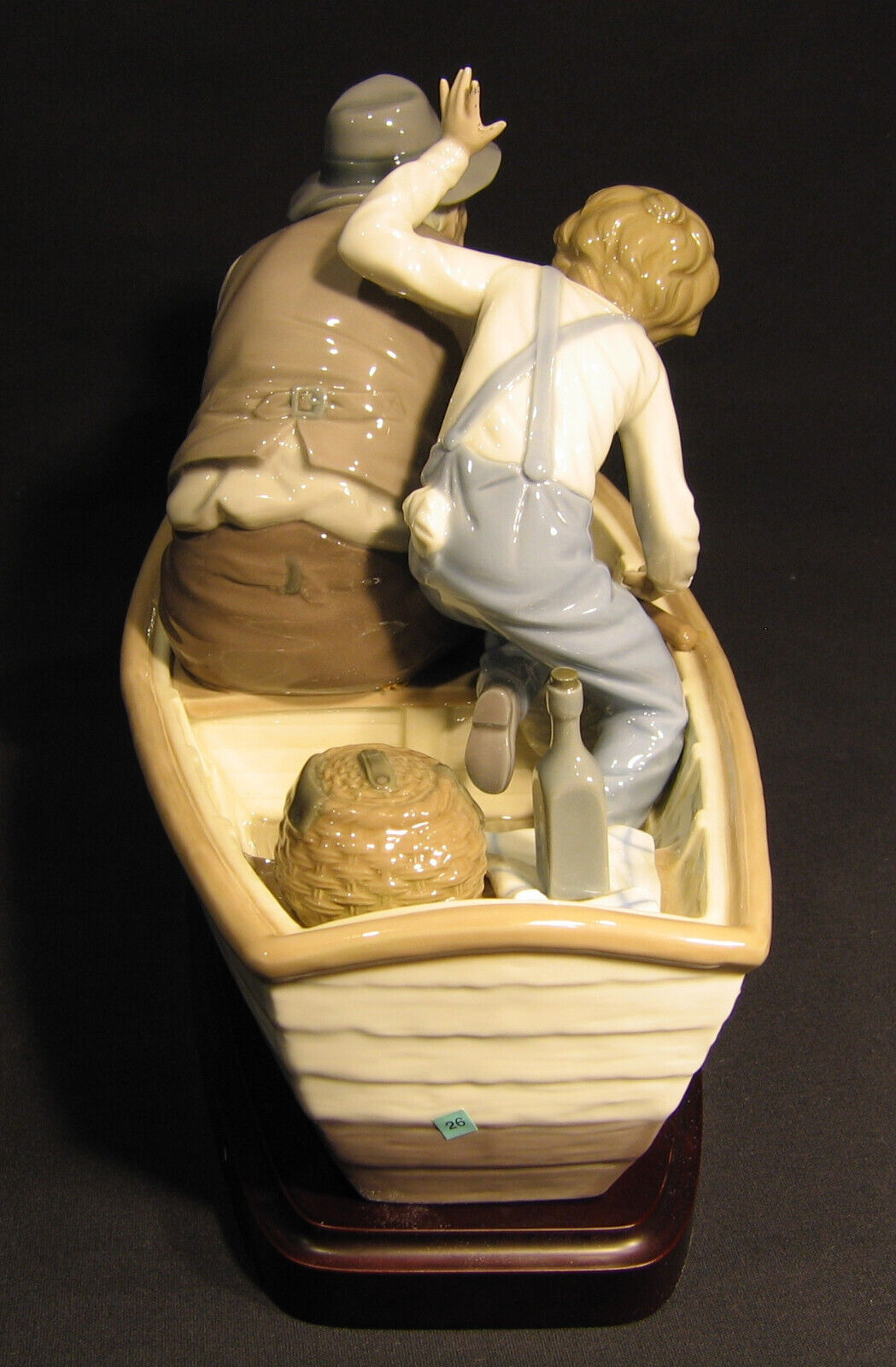 LLADRO FISHING WITH GRANDPA ** PRISTINE IN BOX