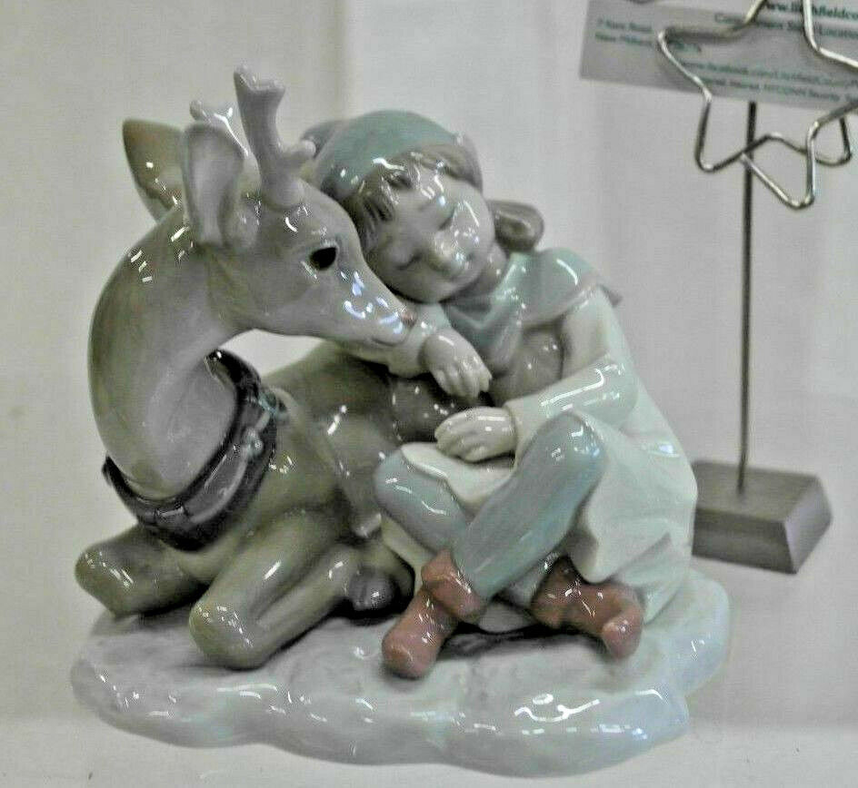 LLADRO SANTA'S HELPER - MINT IN BOX - VERY RARE SOLD OUT!