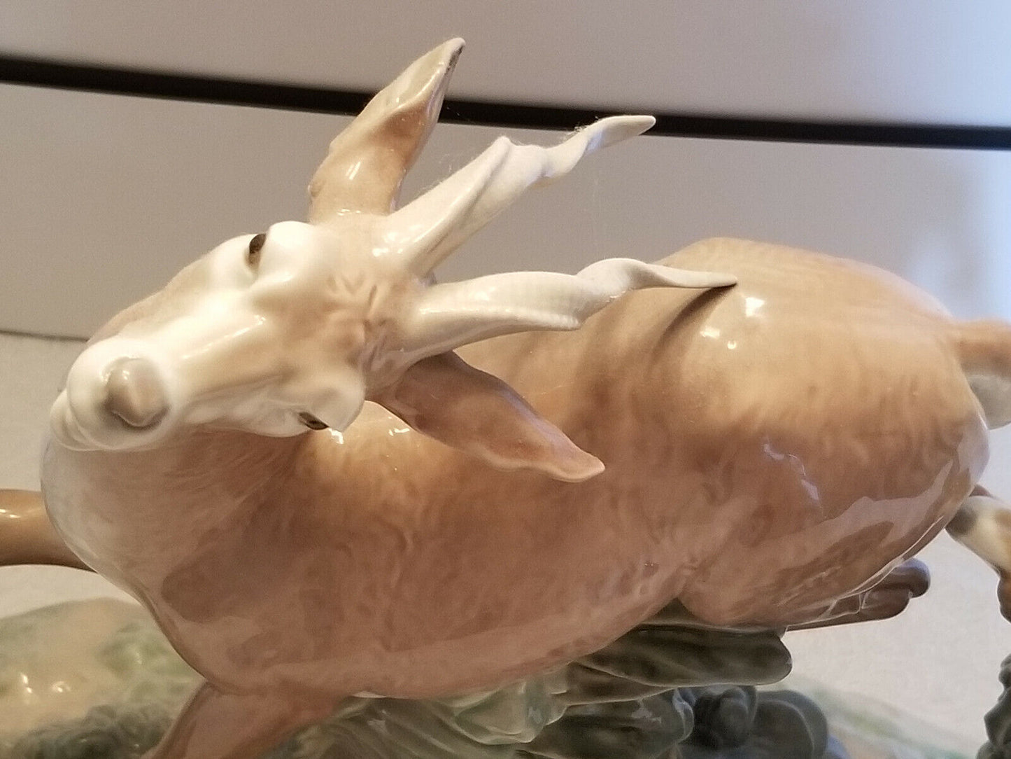 Lladro Deer Hunting **Rare** Mint Condition**Large