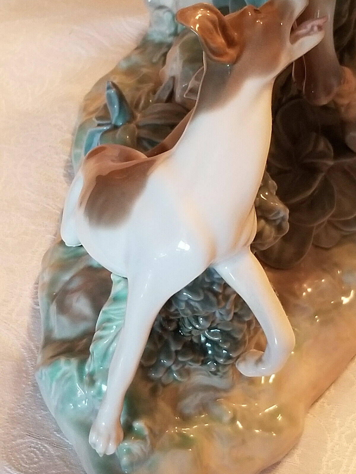 Lladro Deer Hunting **Rare** Mint Condition**Large