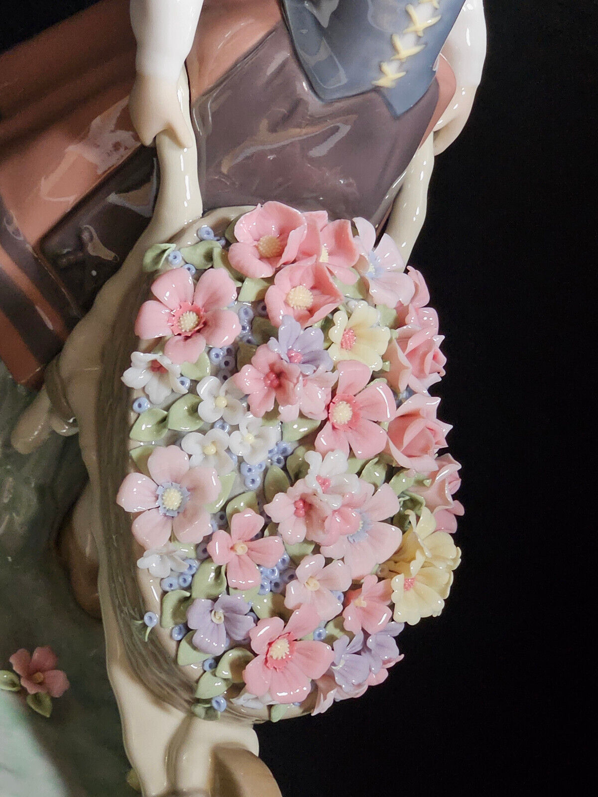 Lladro A Barrel of Flowers - Perfect condition