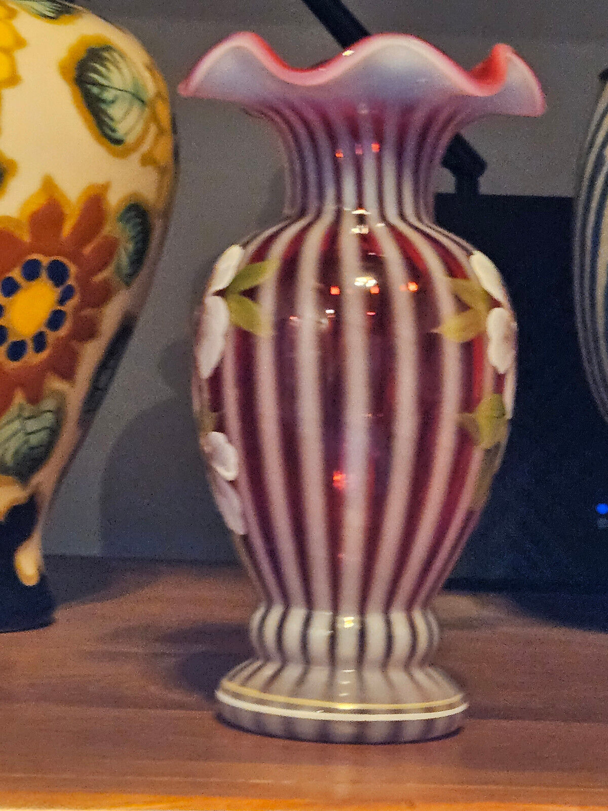 Fenton CRANBERRY VASE ****Stunning***