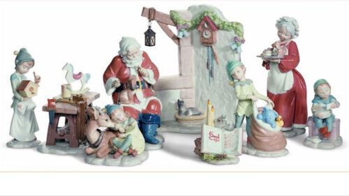 LLADRO**** NIGHT BEFORE CHRISTMAS COLLECTION**** -RARE****SOLDOUT***RETAIL$4500