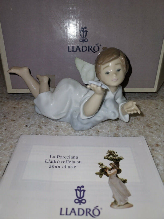 LLADRO "MAKING A WISH" ANGEL 1989 05725 Figurine RETIRED. NIB