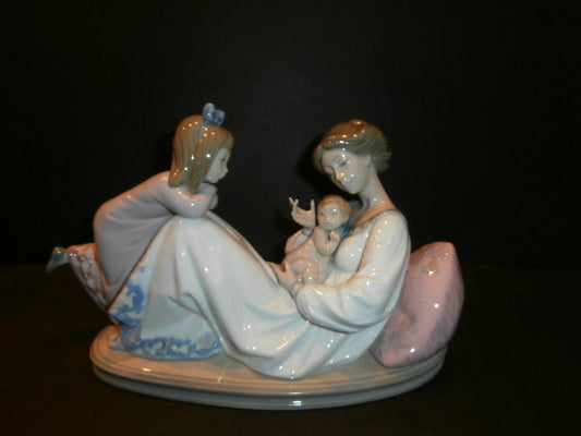 LLADRO Mint IN BOX **MOTHER WITH CHILDREN** GIFT**$695